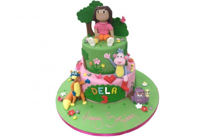 Dora Tiered Cake